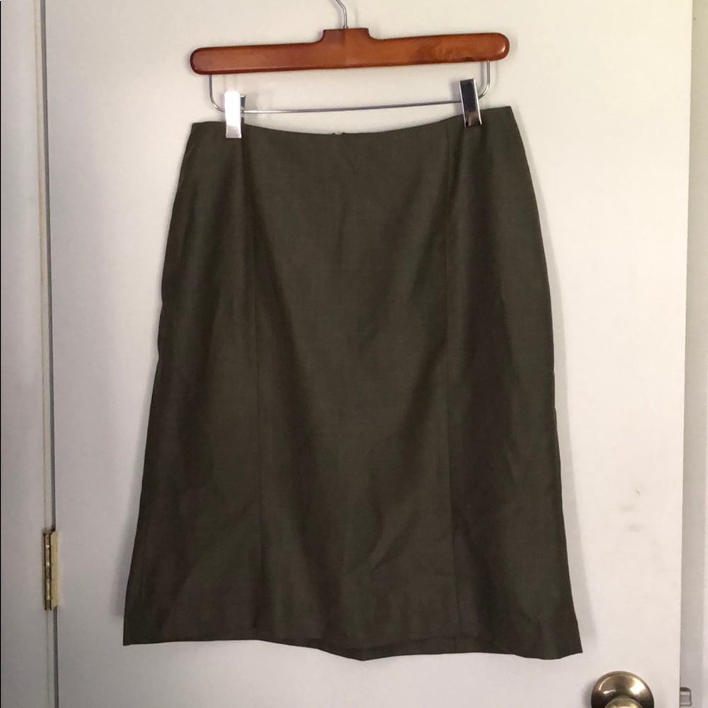 Olive skirt